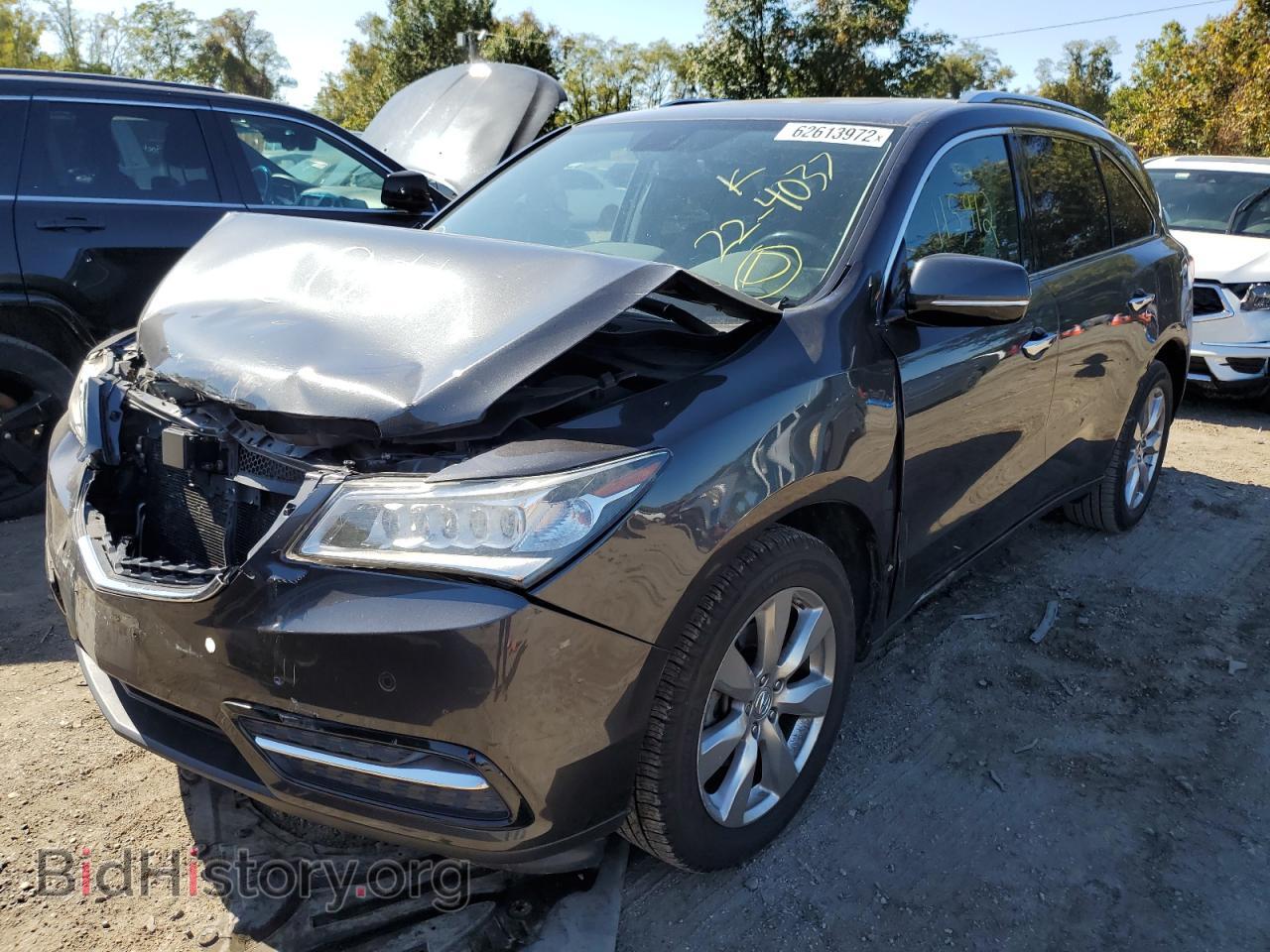 2014 ACURA MDX - VIN: 5FRYD4H86EB044262 - Фото 2