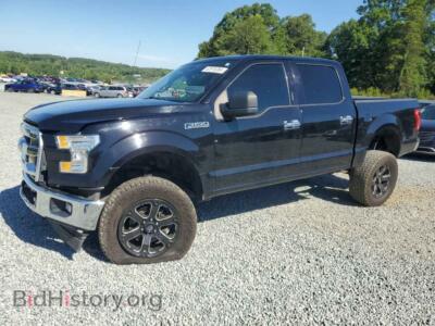 2017 Ford F-150 Supercrew, черный — VIN 1FTEW1CF2HFA11861, Copart