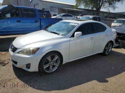 2011 Lexus IS 250, белый — VIN JTHBF5C26B5152306, Copart