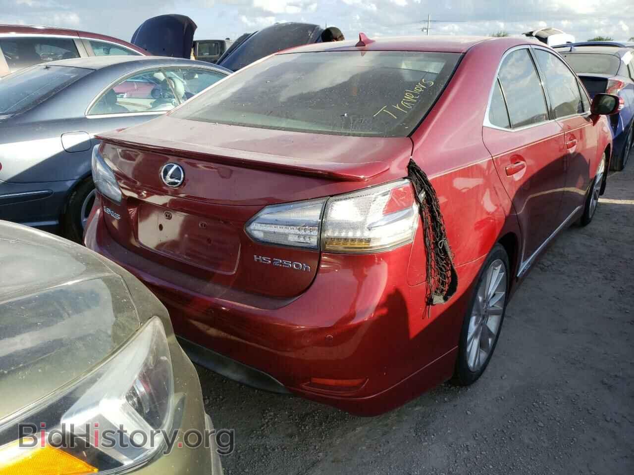 2010 LEXUS HS - VIN: JTHBB1BA9A2020332 - Фото 4