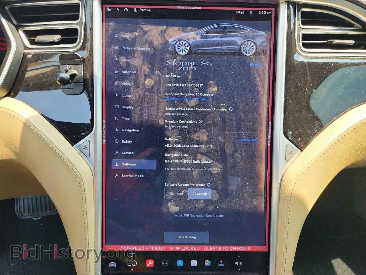 2015 TESLA MODEL S - VIN: 5YJSA1E23FF104837 - Photo 9