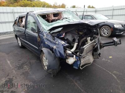 2014 Chrysler MINIVAN Town & COU, синий — VIN 2C4RC1BG1ER393714, Copart