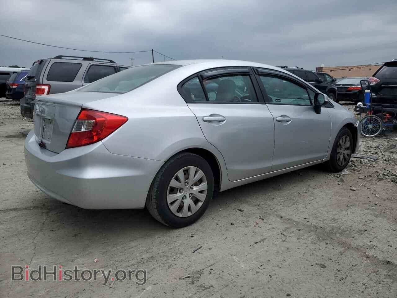 2012 HONDA CIVIC - VIN: 2HGFB2F57CH323692 - Фото 3