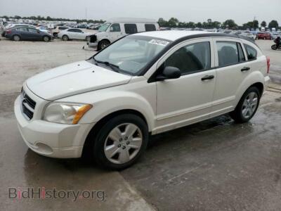 2007 Dodge CALIBER SXT, белый — VIN 1B3HB48B87D186692, Copart