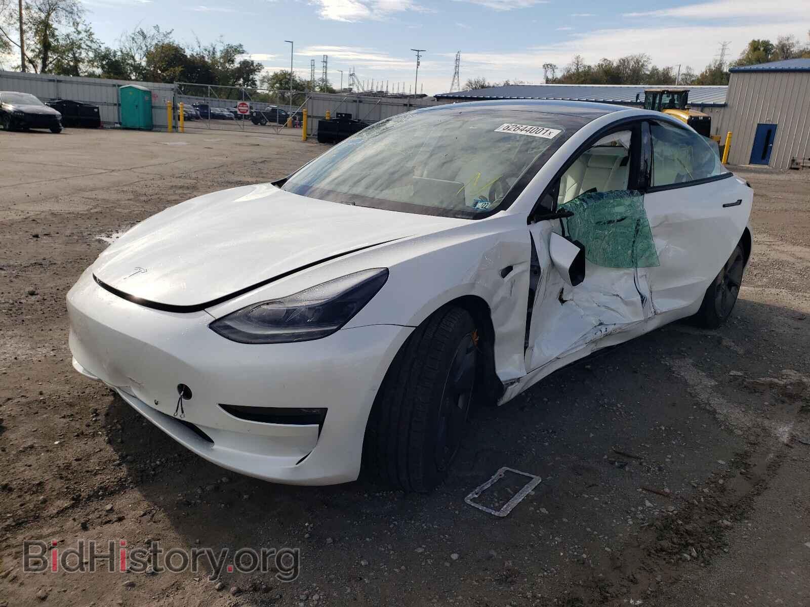 2021 TESLA MODEL 3 - VIN: 5YJ3E1EB4MF919229 - Фото 2
