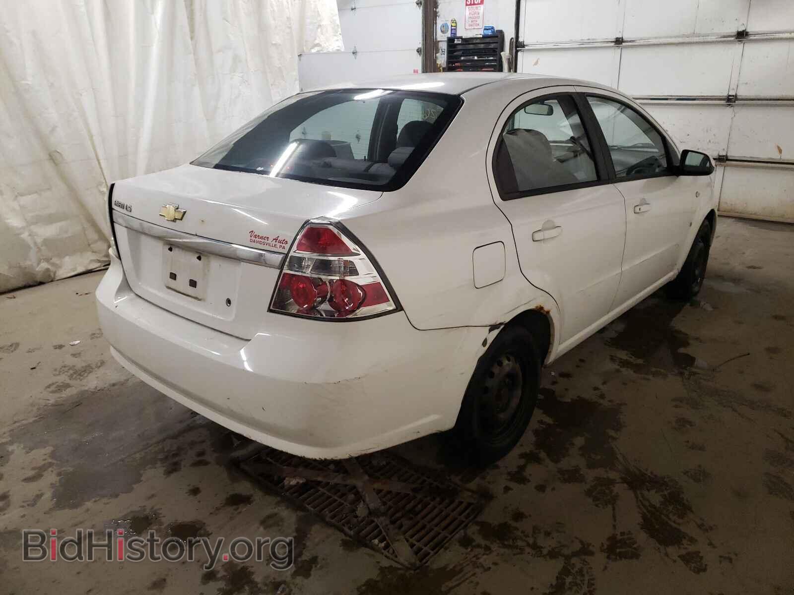 2007 CHEVROLET AVEO - VIN: KL1TD56667B070344 - Фото 4