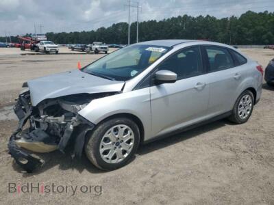 2012 Ford FOCUS SE, silver — VIN 1FAHP3F23CL387256, Copart