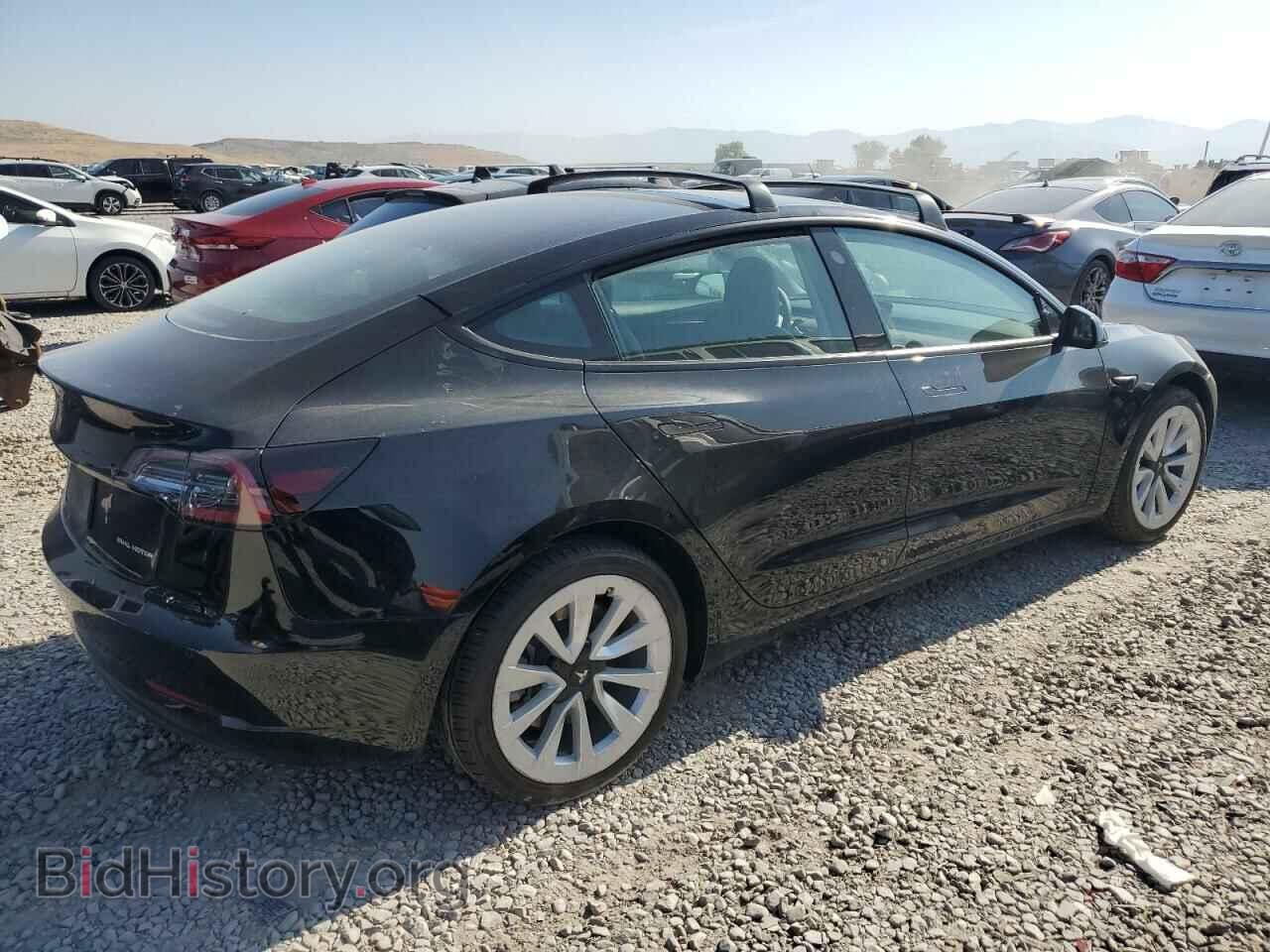 2022 TESLA MODEL 3 - VIN: 5YJ3E1EB0NF208760 - Фото 3