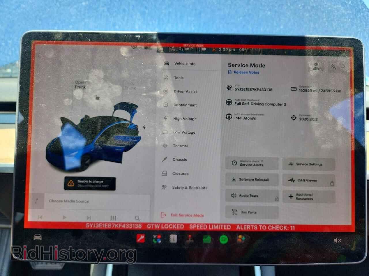 2019 TESLA MODEL 3 - VIN: 5YJ3E1EB7KF433138 - Photo 9