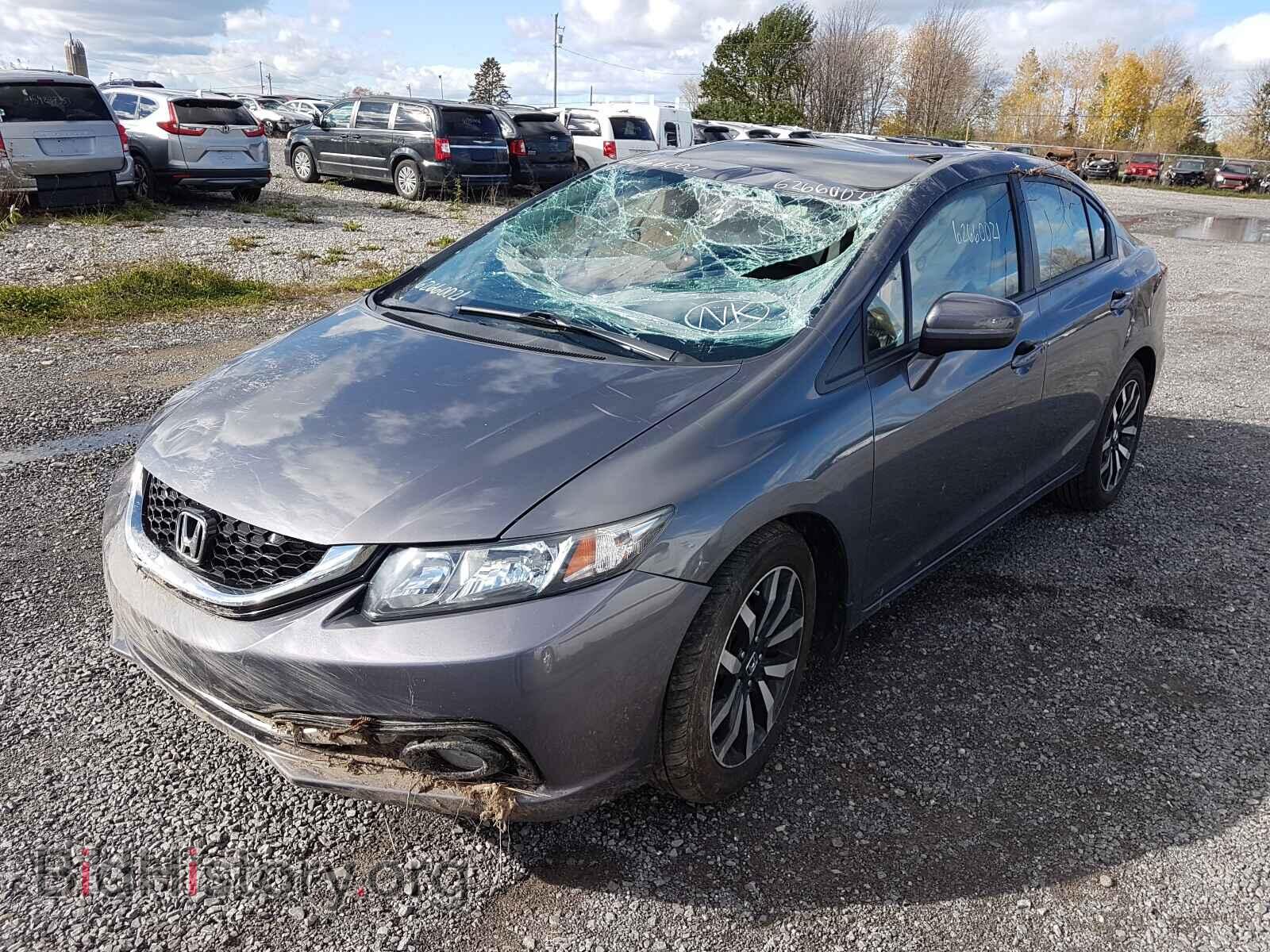 2015 HONDA CIVIC - VIN: 2HGFB2F76FH017573 - Фото 2