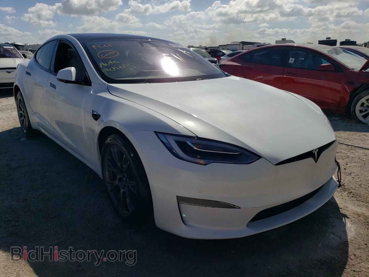 Photo 5YJSA1E58MF439745 - TESLA MODEL S 2021