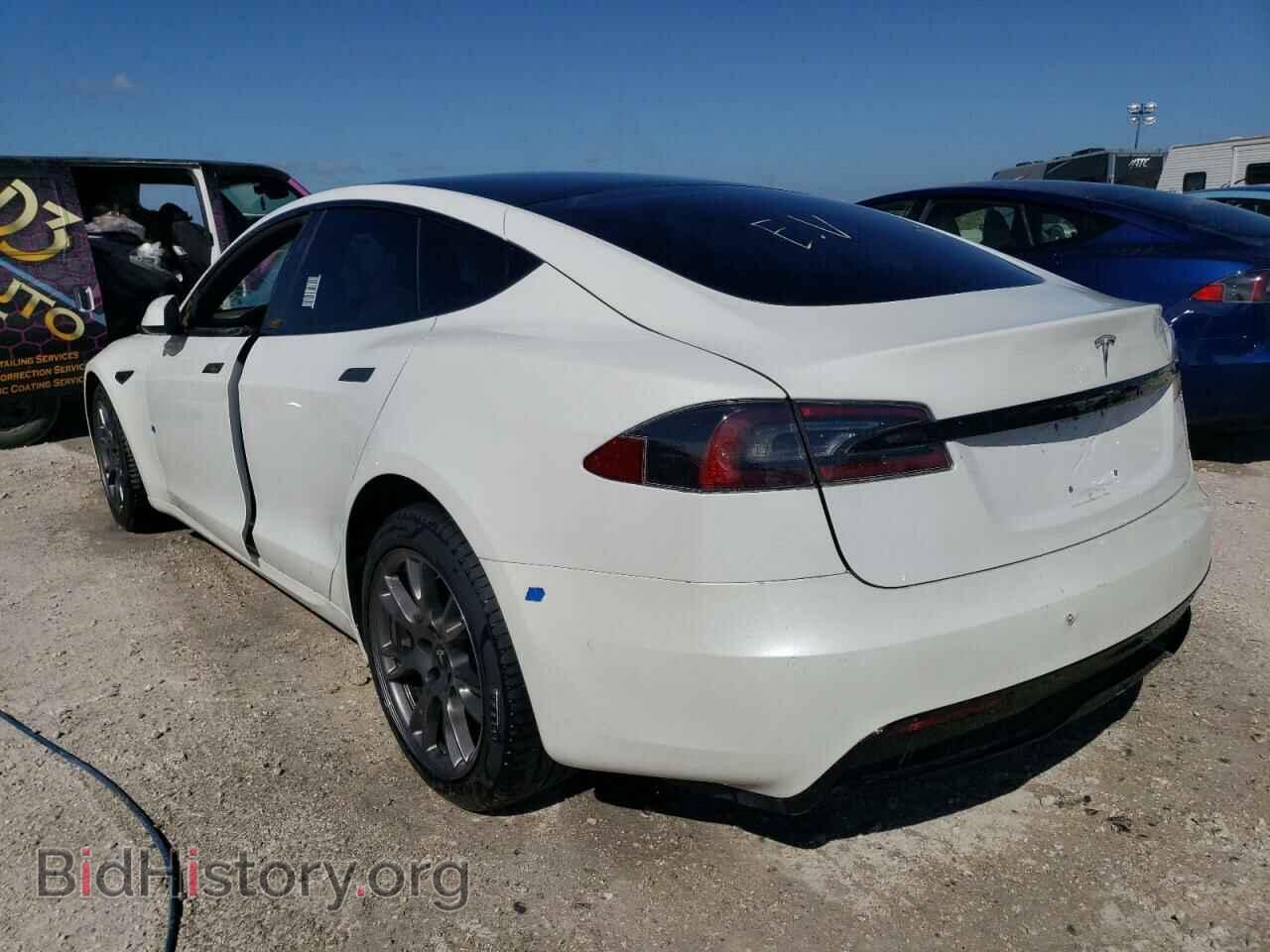 2021 TESLA MODEL S - VIN: 5YJSA1E58MF439745 - Фото 3