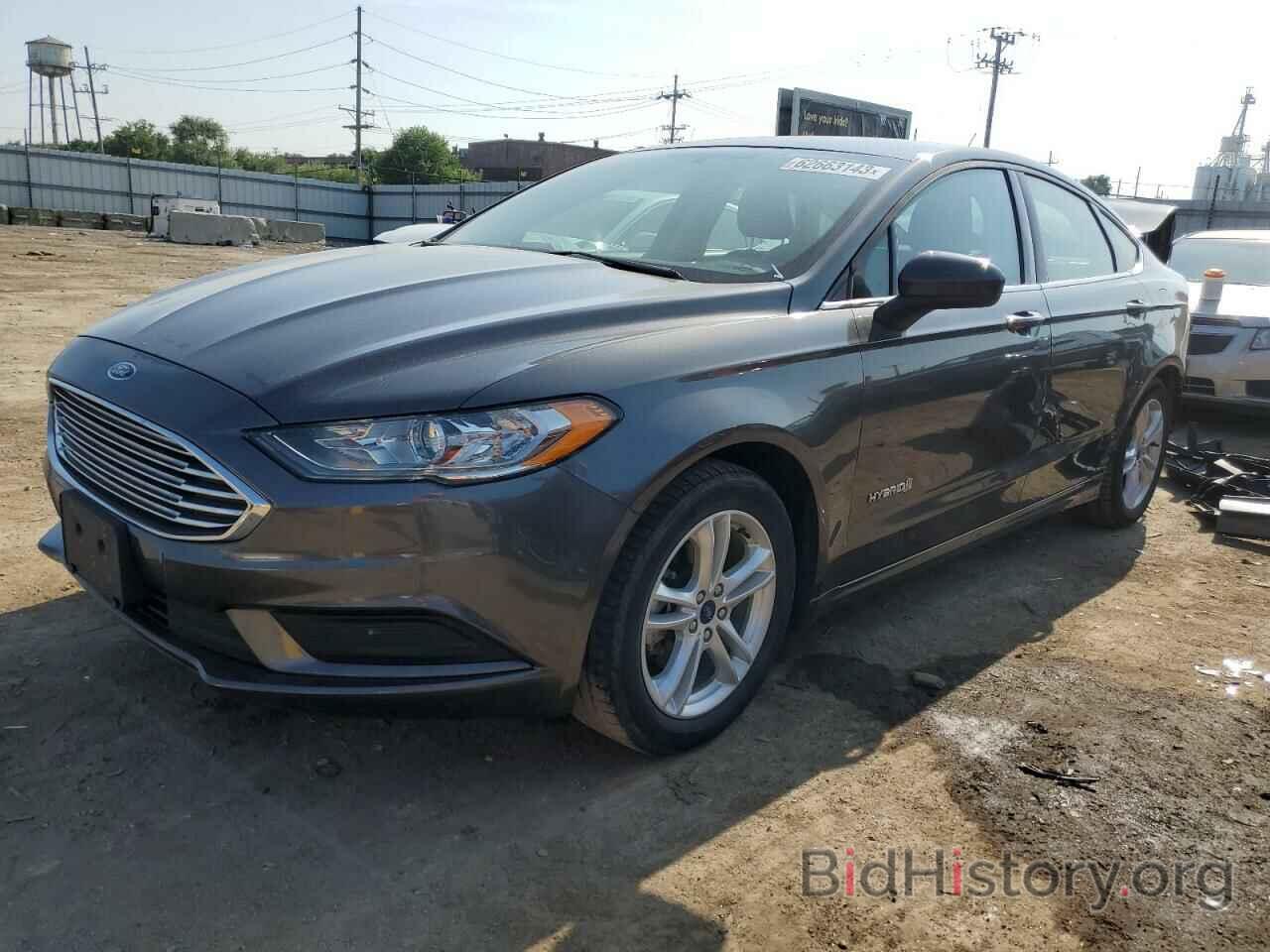 Photo 3FA6P0LU3JR245192 - FORD FUSION 2018