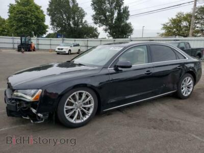 2012 Audi A8 L Quattro, черный — VIN WAURVAFD5CN007541, Copart