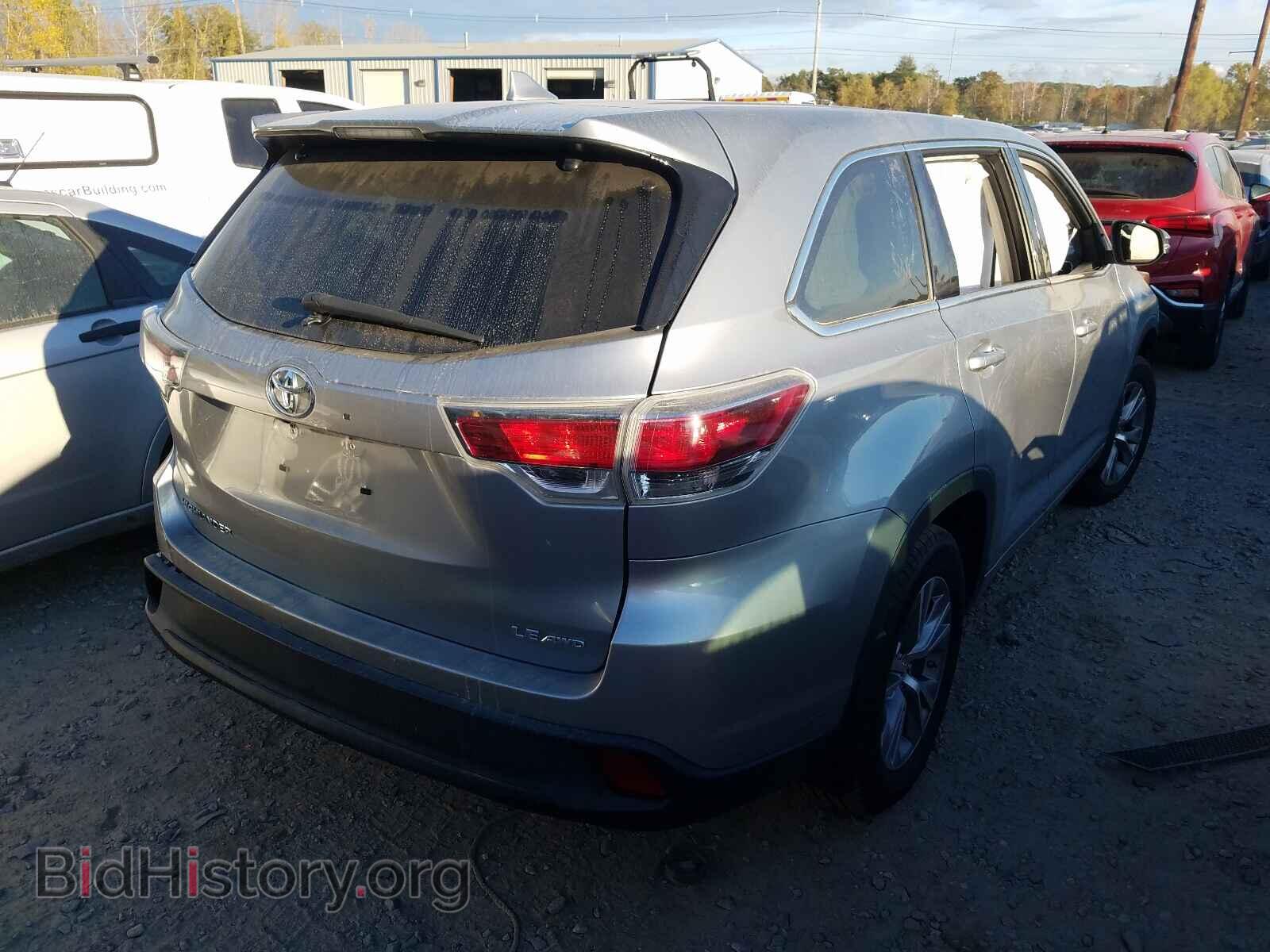 2015 TOYOTA HIGHLANDER - VIN: 5TDBKRFH9FS160789 - Фото 4