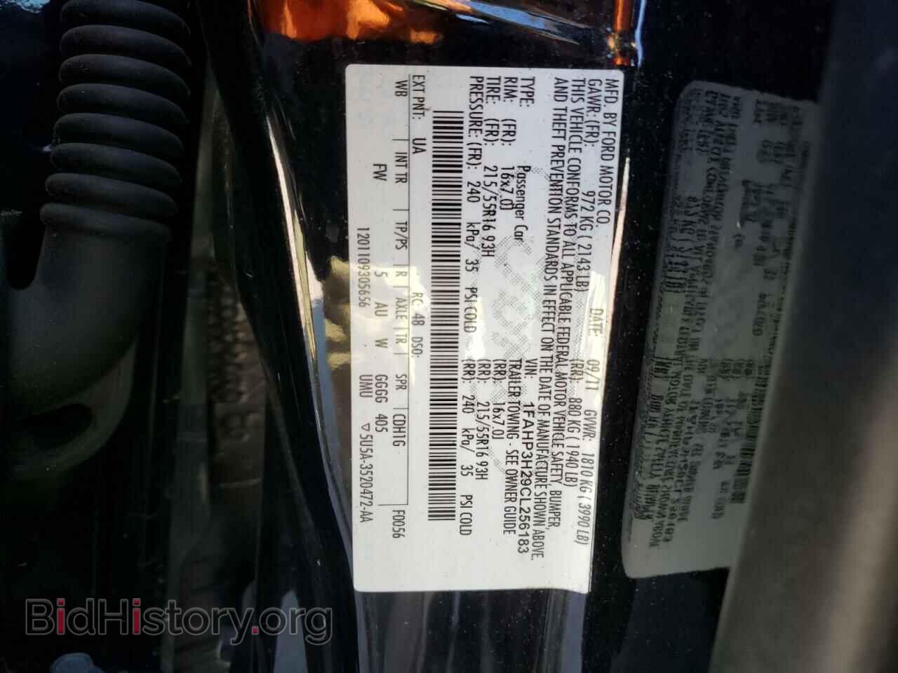 2012 FORD FOCUS - VIN: 1FAHP3H29CL256183 - Photo 10