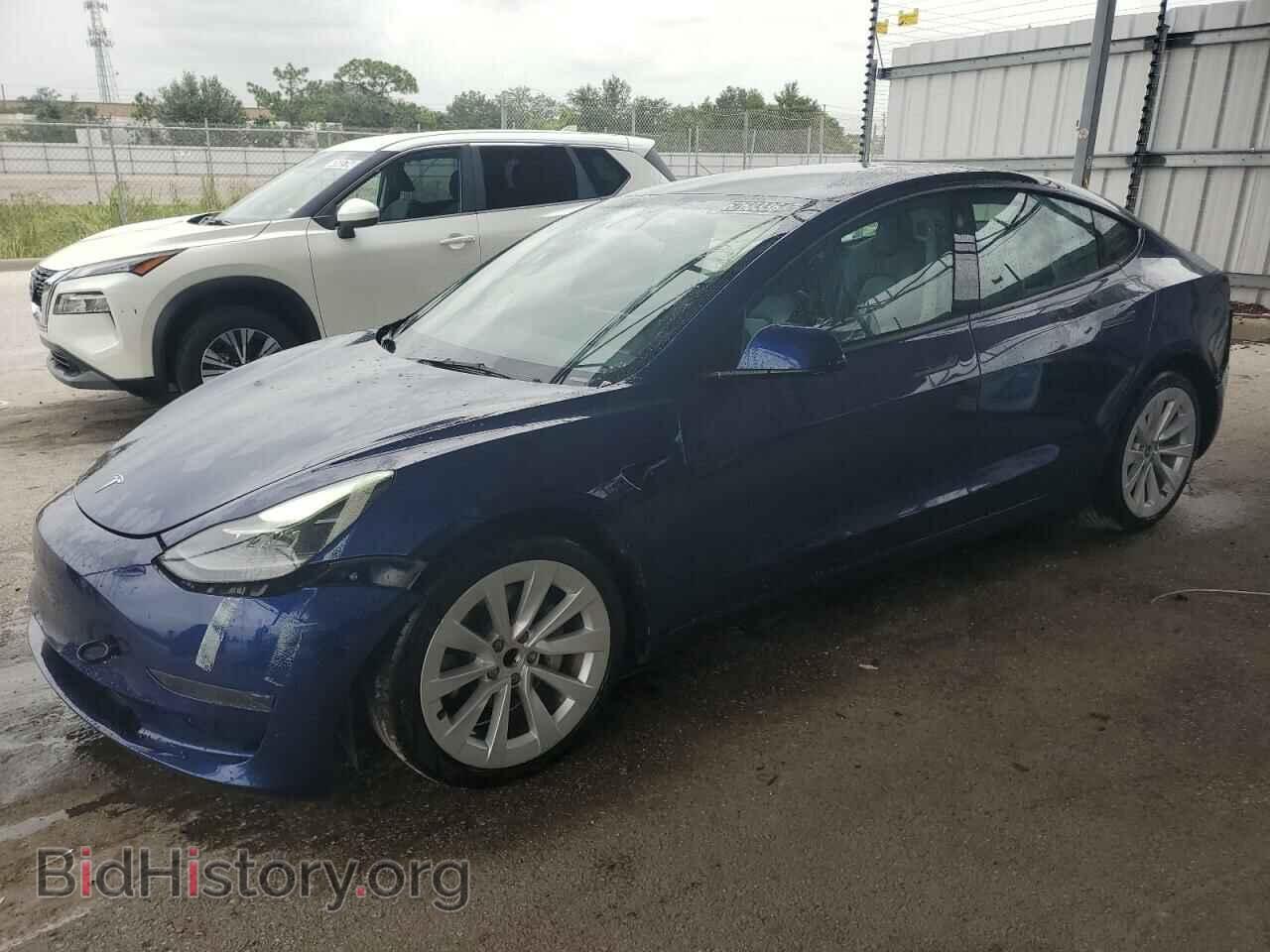 Фотография 5YJ3E1EA2NF369523 - TESLA MODEL 3 2022