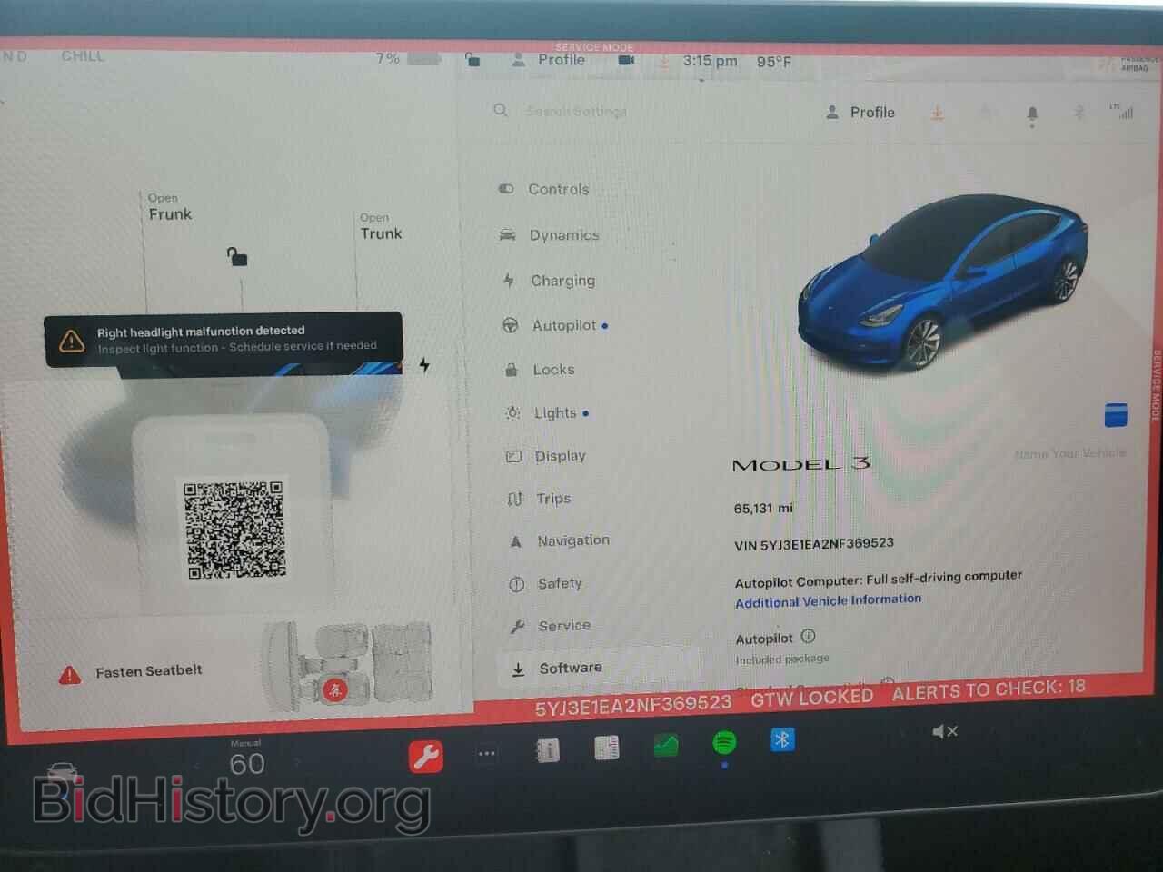2022 TESLA MODEL 3 - VIN: 5YJ3E1EA2NF369523 - Photo 9
