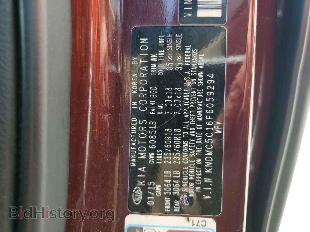 2015 KIA All Models - VIN: KNDMC5C16F6059294 - Photo 13