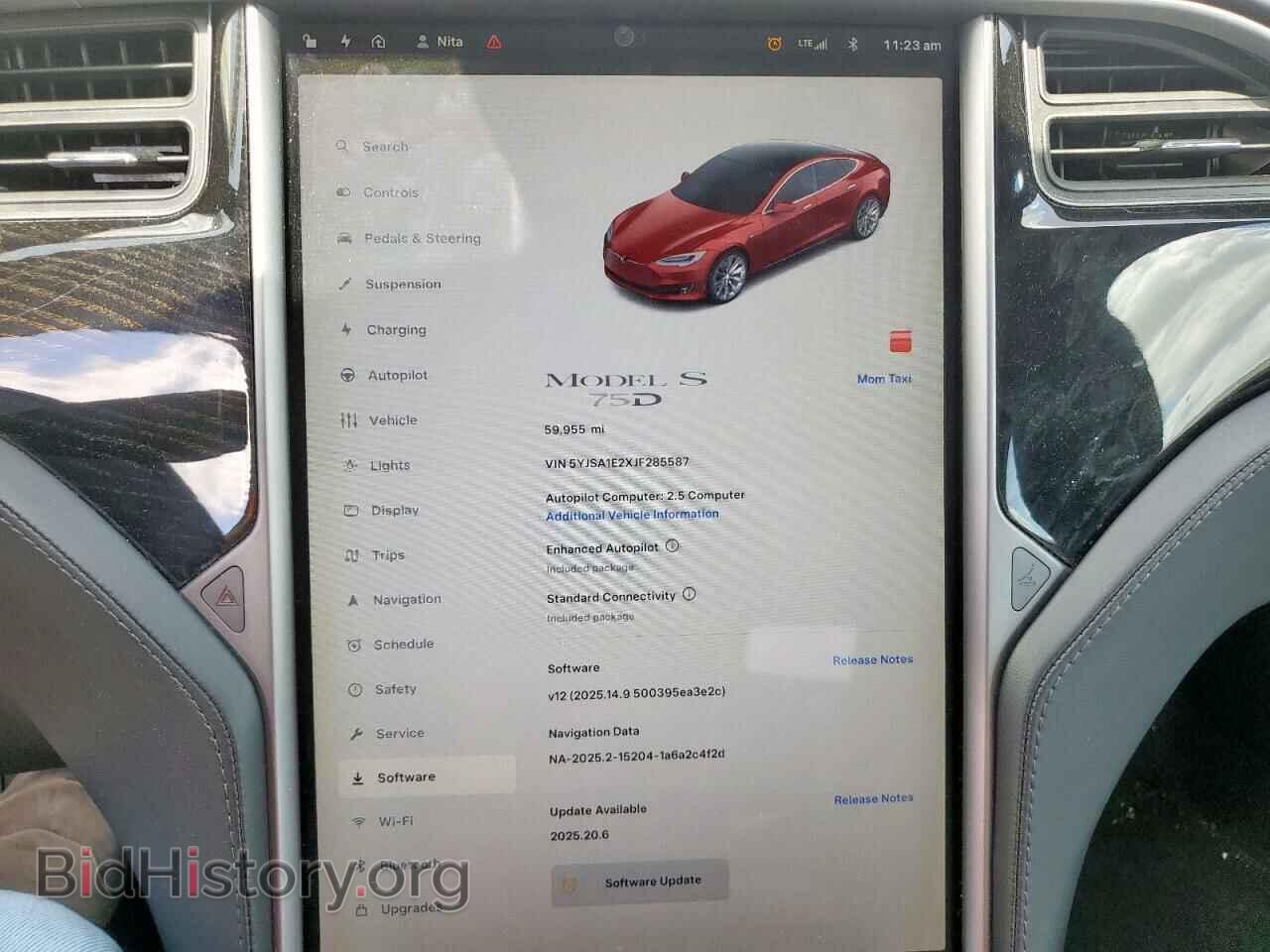2018 TESLA MODEL S - VIN: 5YJSA1E2XJF285587 - Фото 9