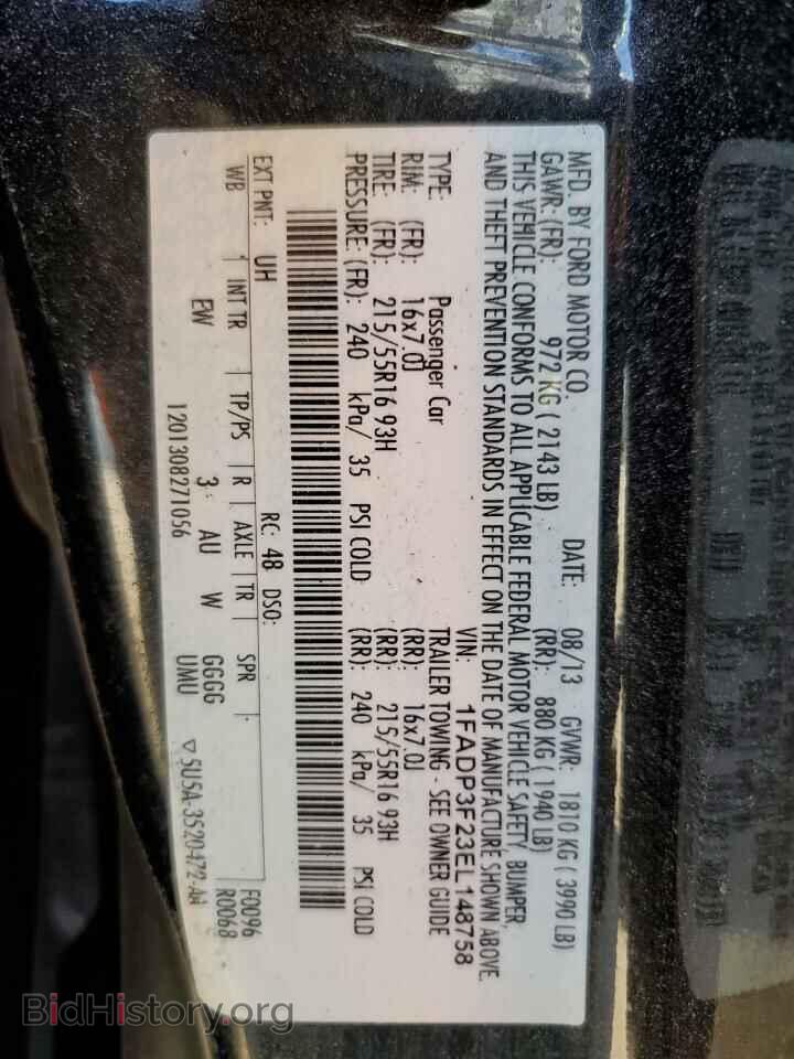 2014 FORD FOCUS - VIN: 1FADP3F23EL148758 - Photo 12