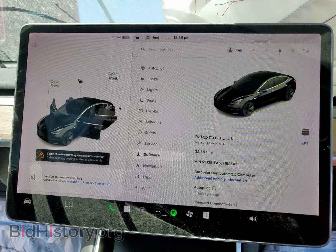 2018 TESLA MODEL 3 - VIN: 5YJ3E1EA5JF152543 - Photo 9