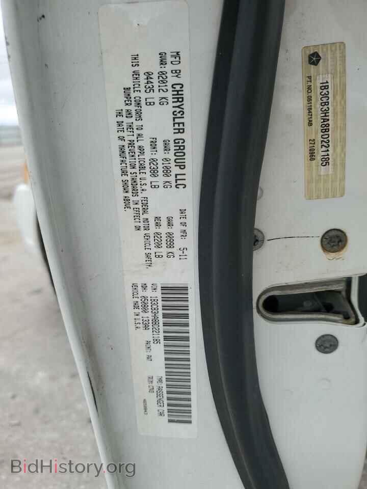 2011 DODGE CALIBER - VIN: 1B3CB3HA8BD221185 - Фото 12