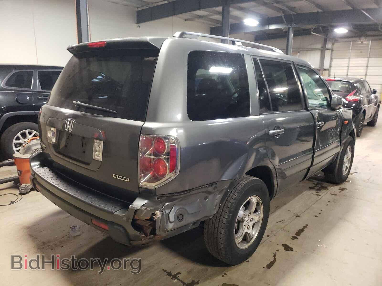 2007 HONDA PILOT - VIN: 2HKYF18467H513247 - Фото 4