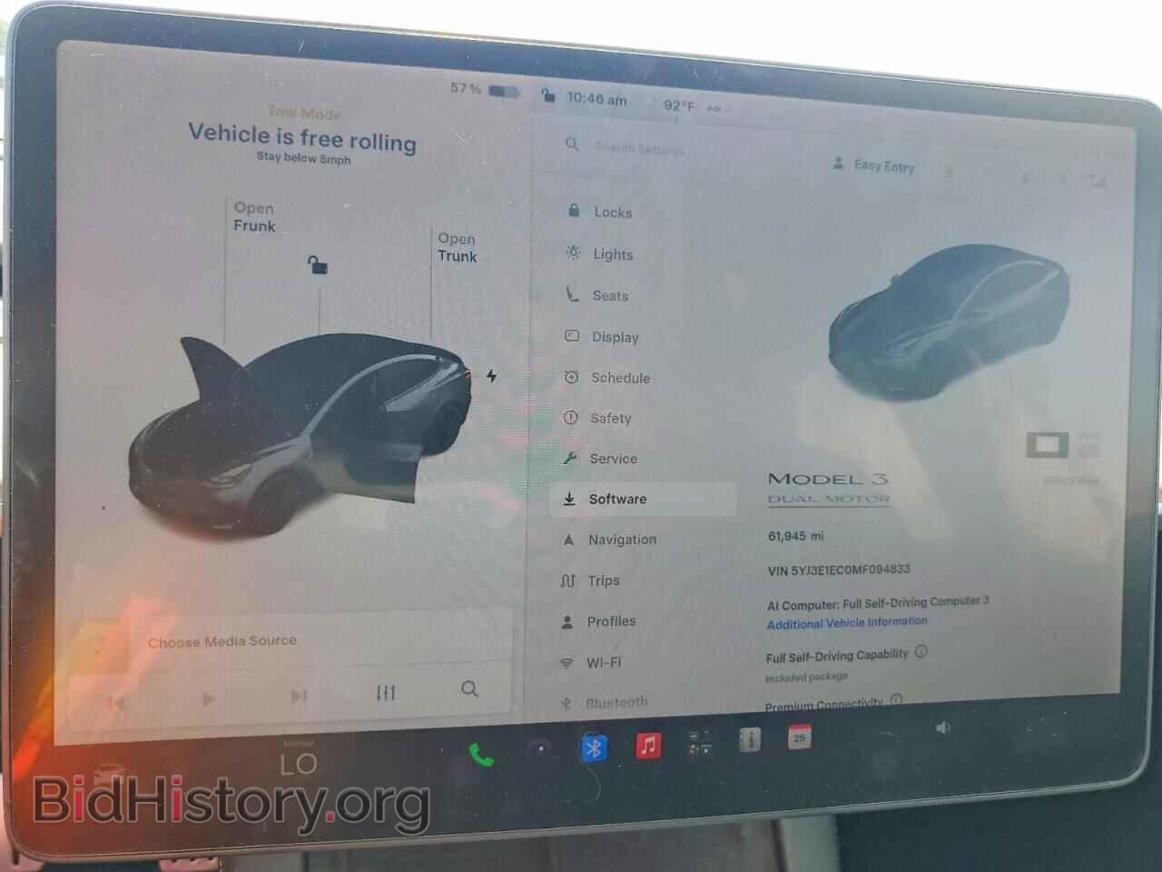 2021 TESLA MODEL 3 - VIN: 5YJ3E1EC0MF094833 - Фото 9