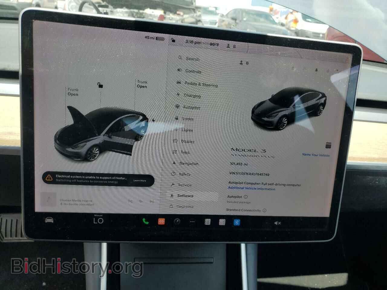 2020 TESLA MODEL 3 - VIN: 5YJ3E1EAXLF645749 - Photo 9