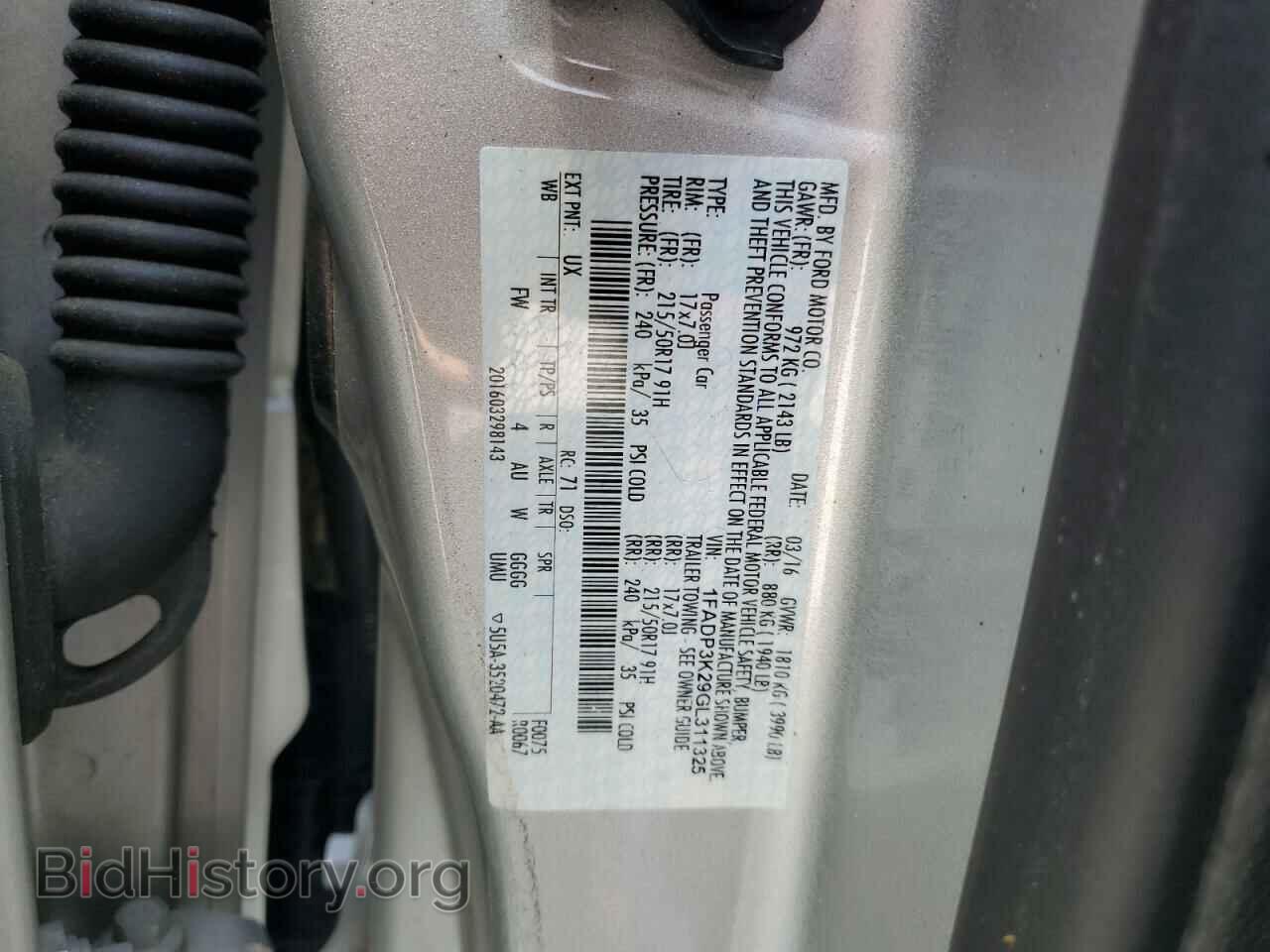 2016 FORD FOCUS - VIN: 1FADP3K29GL311325 - Photo 12