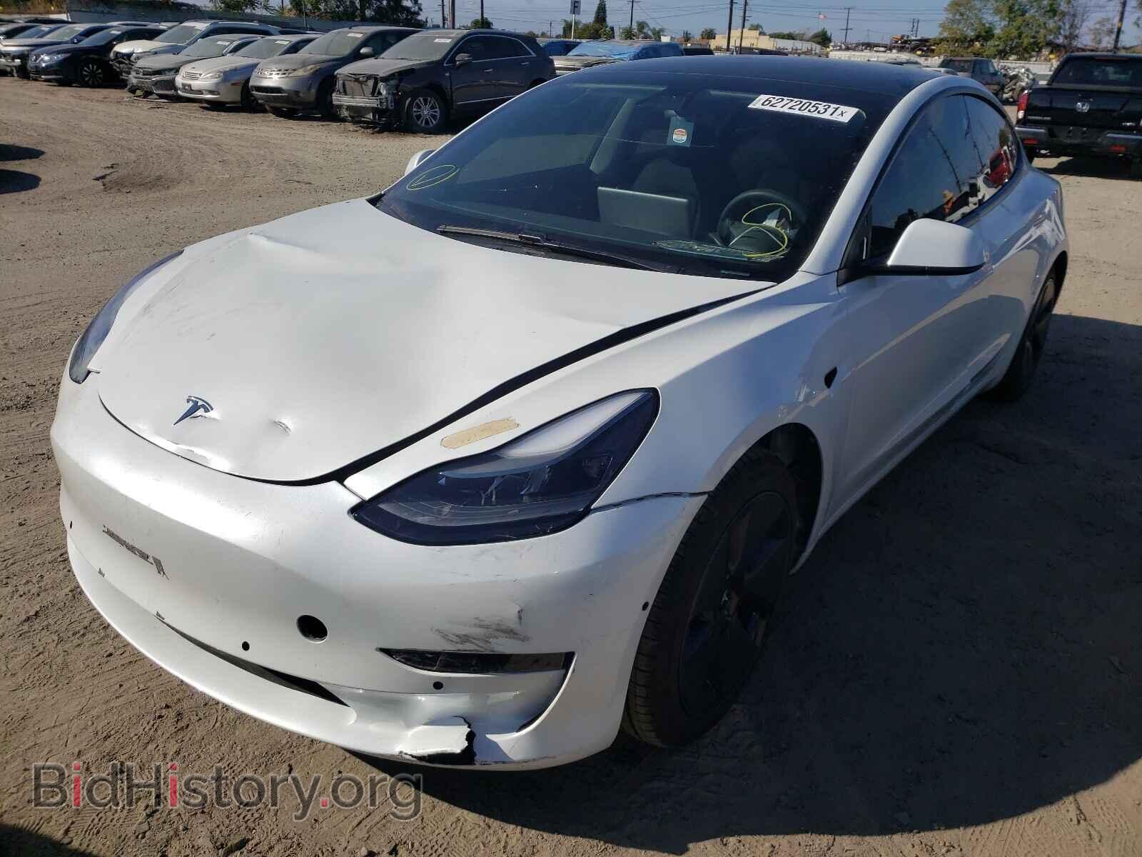 2021 TESLA MODEL 3 - VIN: 5YJ3E1EA2MF930592 - Photo 2