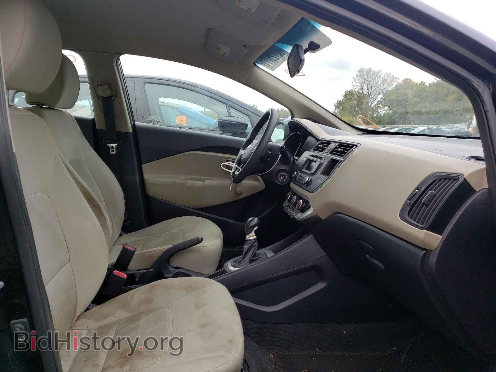 2012 KIA RIO - VIN: KNADM5A31C6040940 - Фото 5