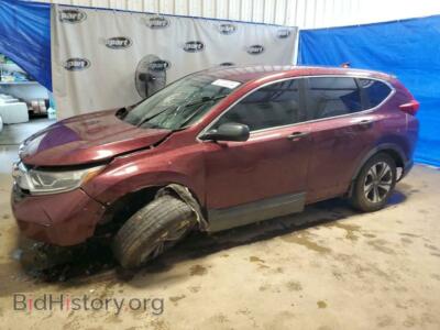 2017 Honda CRV LX, бордовый — VIN 7FARW5H32HE005753, Copart