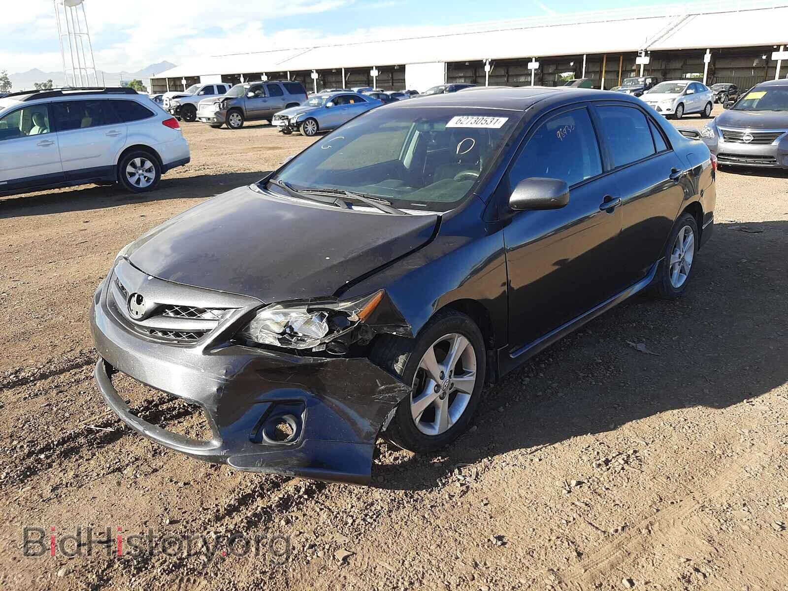 2012 TOYOTA COROLLA - VIN: 2T1BU4EE7CC805593 - Фото 2