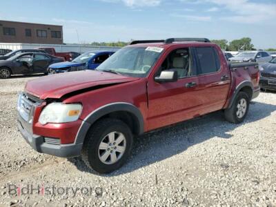 2007 Ford EXPLORER XLT, red — VIN 1FMEU31K17UB63363, Copart