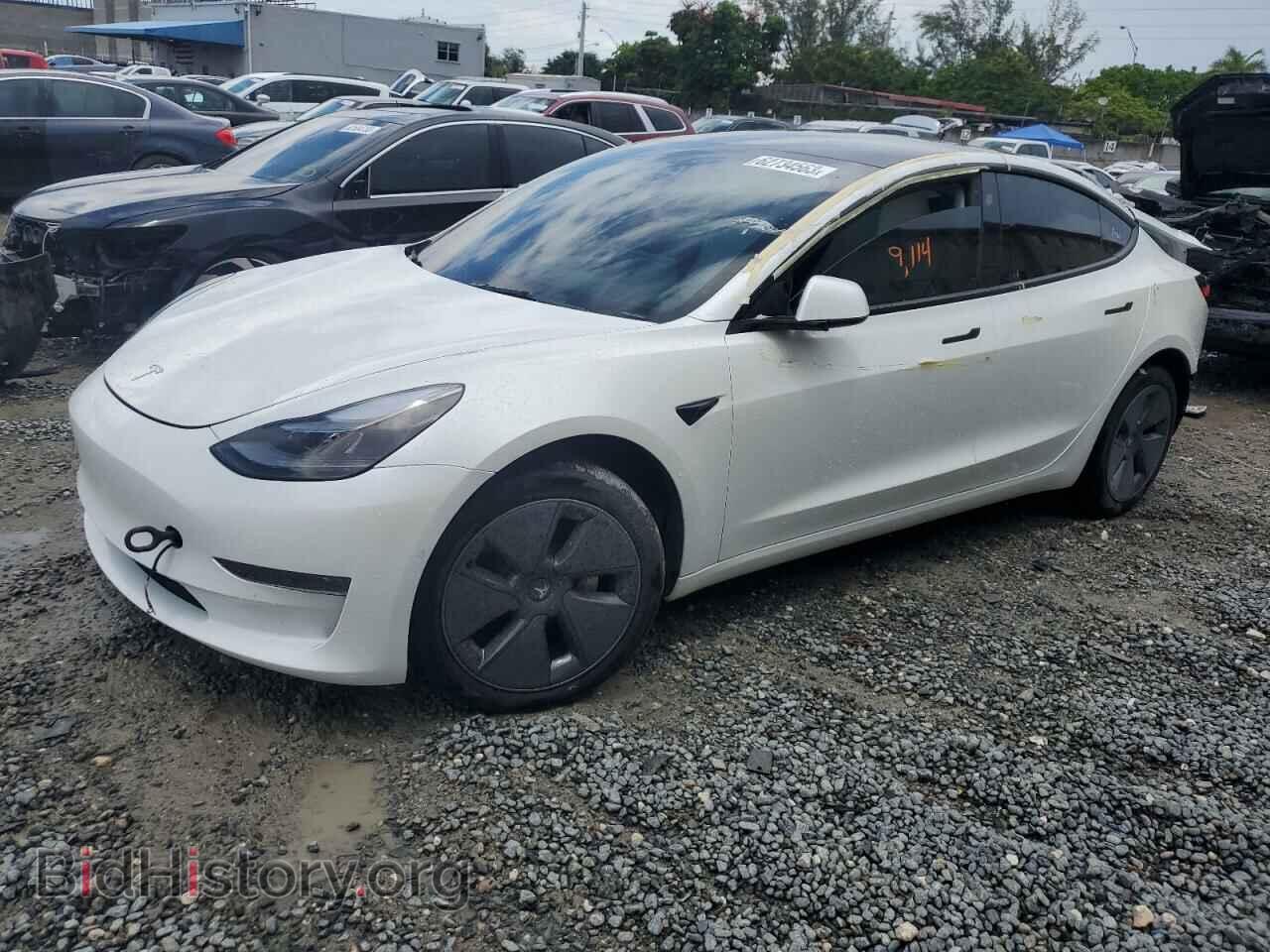 Photo 5YJ3E1EA4NF314829 - TESLA MODEL 3 2022