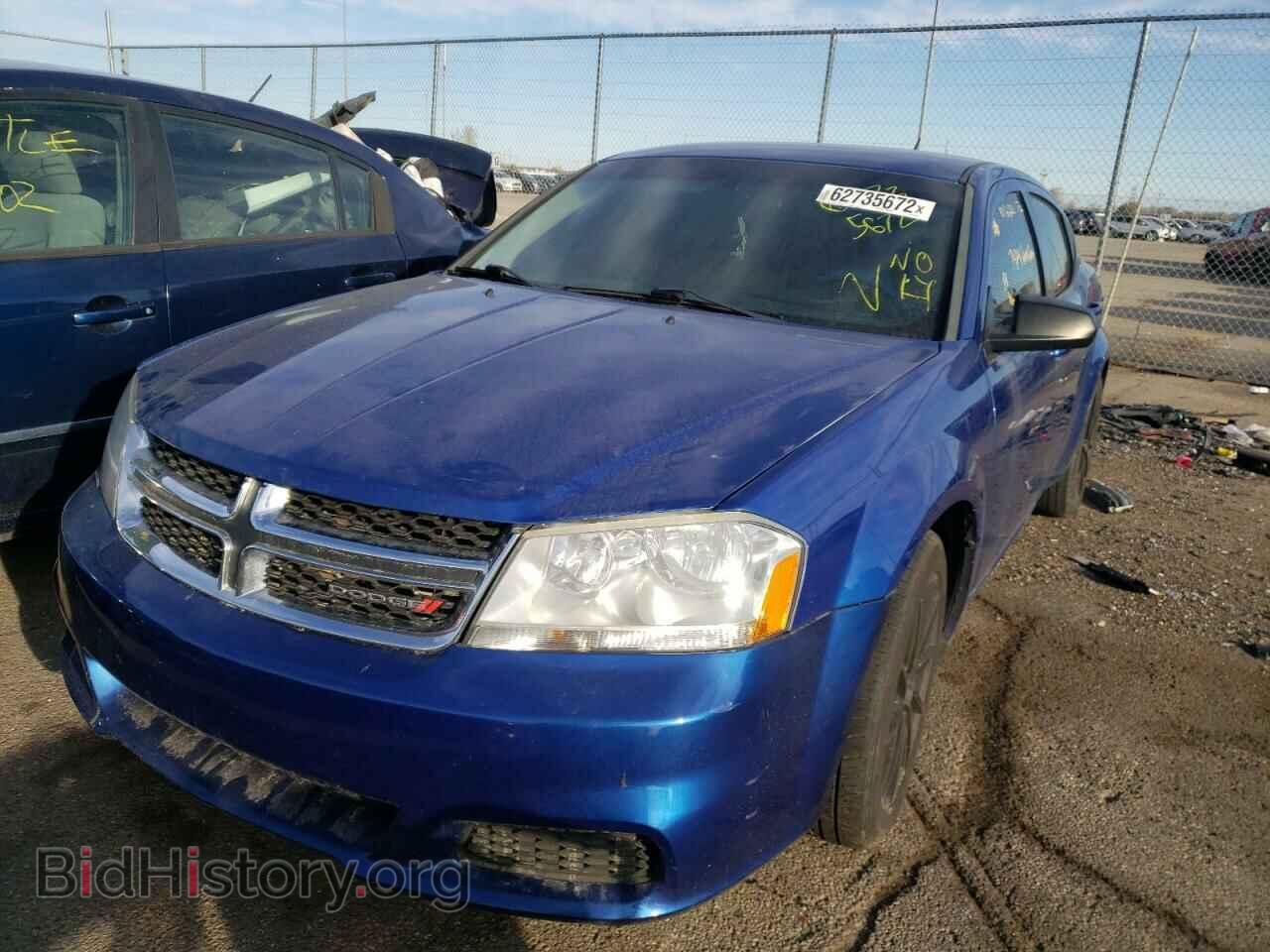 2014 DODGE AVENGER - VIN: 1C3CDZAB6EN147606 - Фото 2