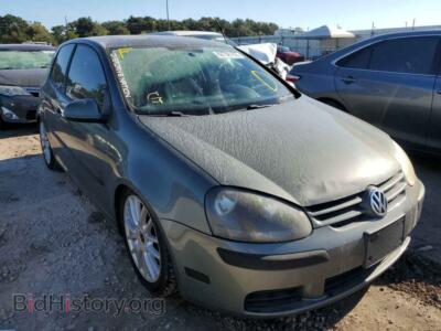 2007 Volkswagen RABBIT, темно-серый — VIN WVWAR71K77W026220, Copart