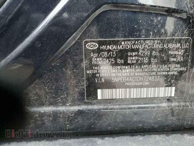 2013 HYUNDAI SONATA - VIN: 5NPEB4AC1DH724837 - Photo 12