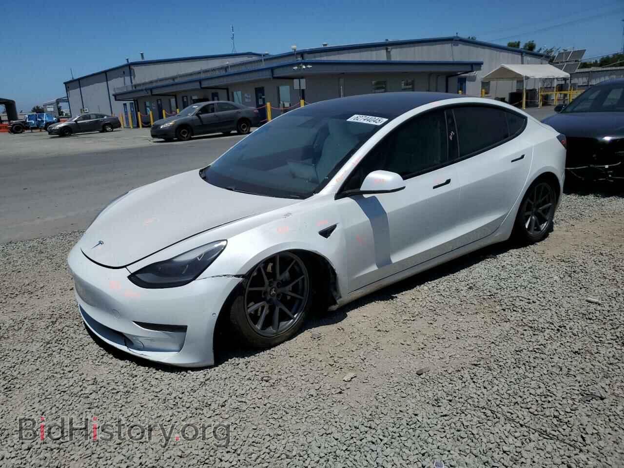 Photo 5YJ3E1EB7MF937689 - TESLA MODEL 3 2021