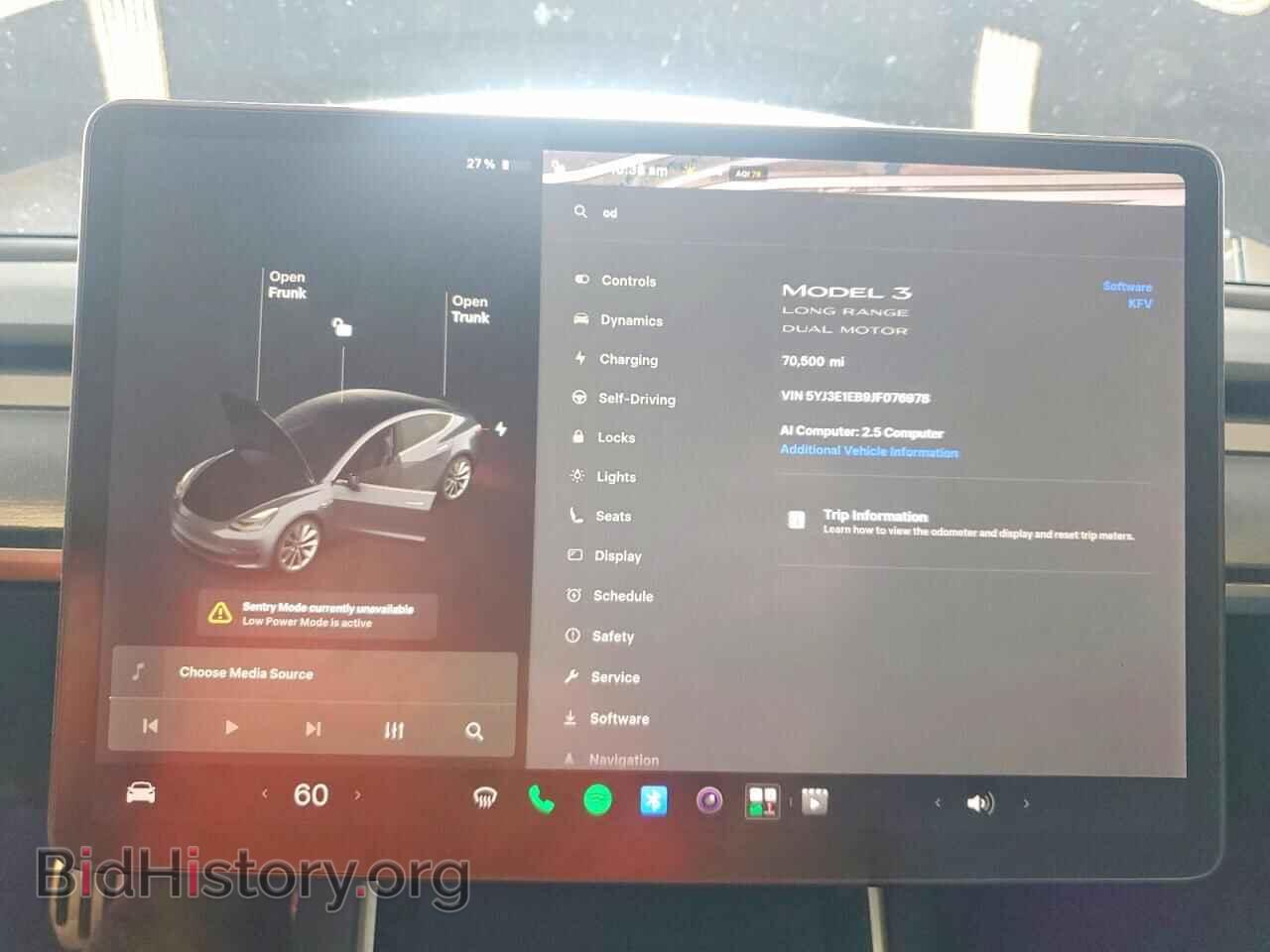 2018 TESLA MODEL 3 - VIN: 5YJ3E1EB9JF076978 - Фото 9