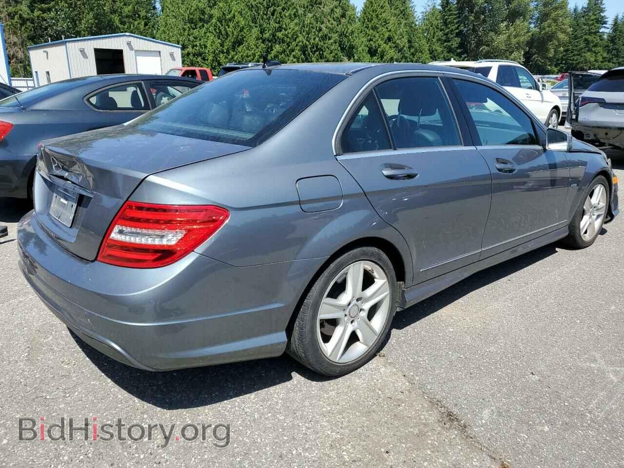 2012 MERCEDES-BENZ C-CLASS - VIN: WDDGF4HBXCA618117 - Фото 3