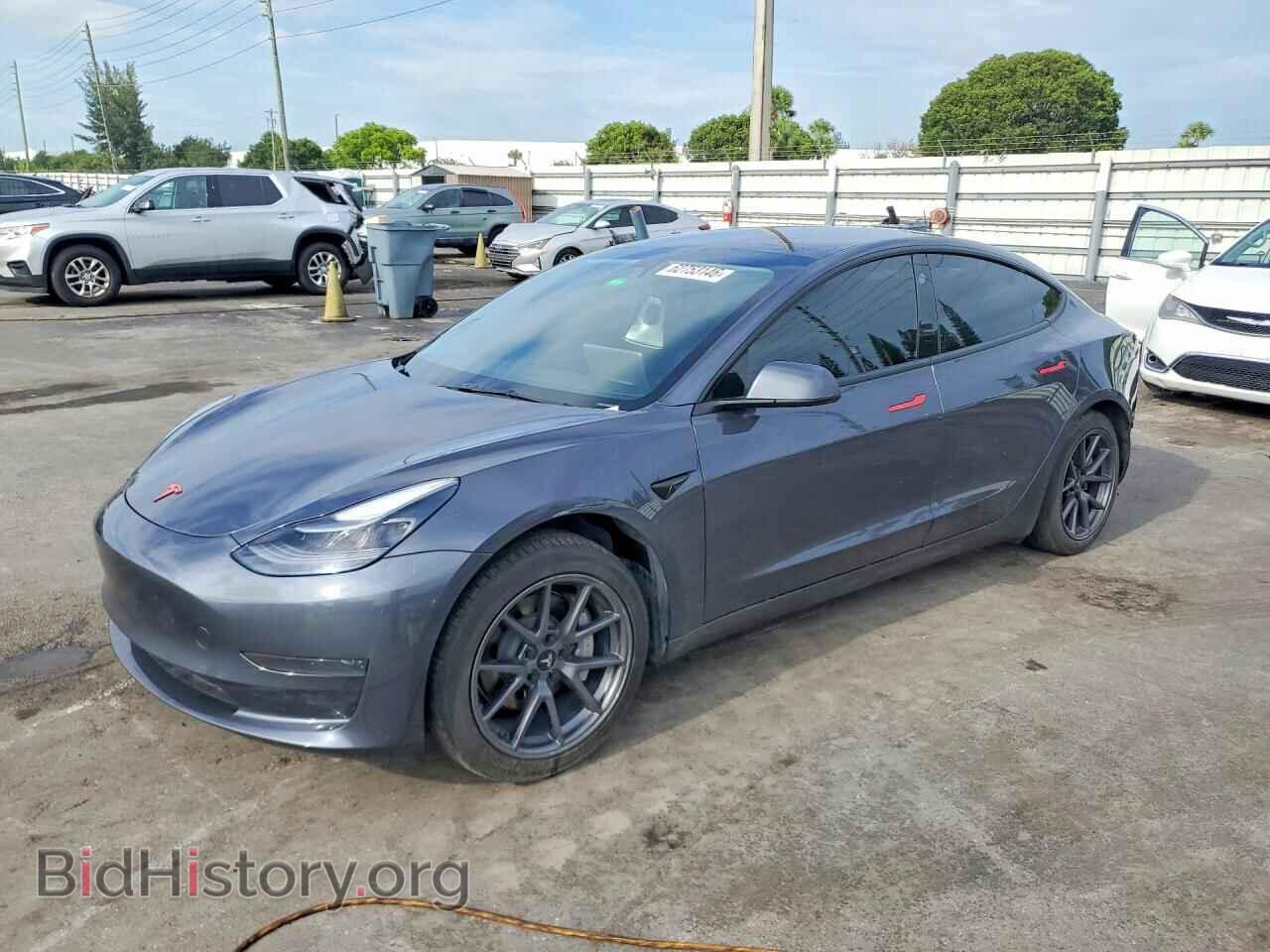 2023 Tesla MODEL 3 (VIN 5YJ3E1EA5PF678003) — photo 1 of 12, Copart, damage: rear end
