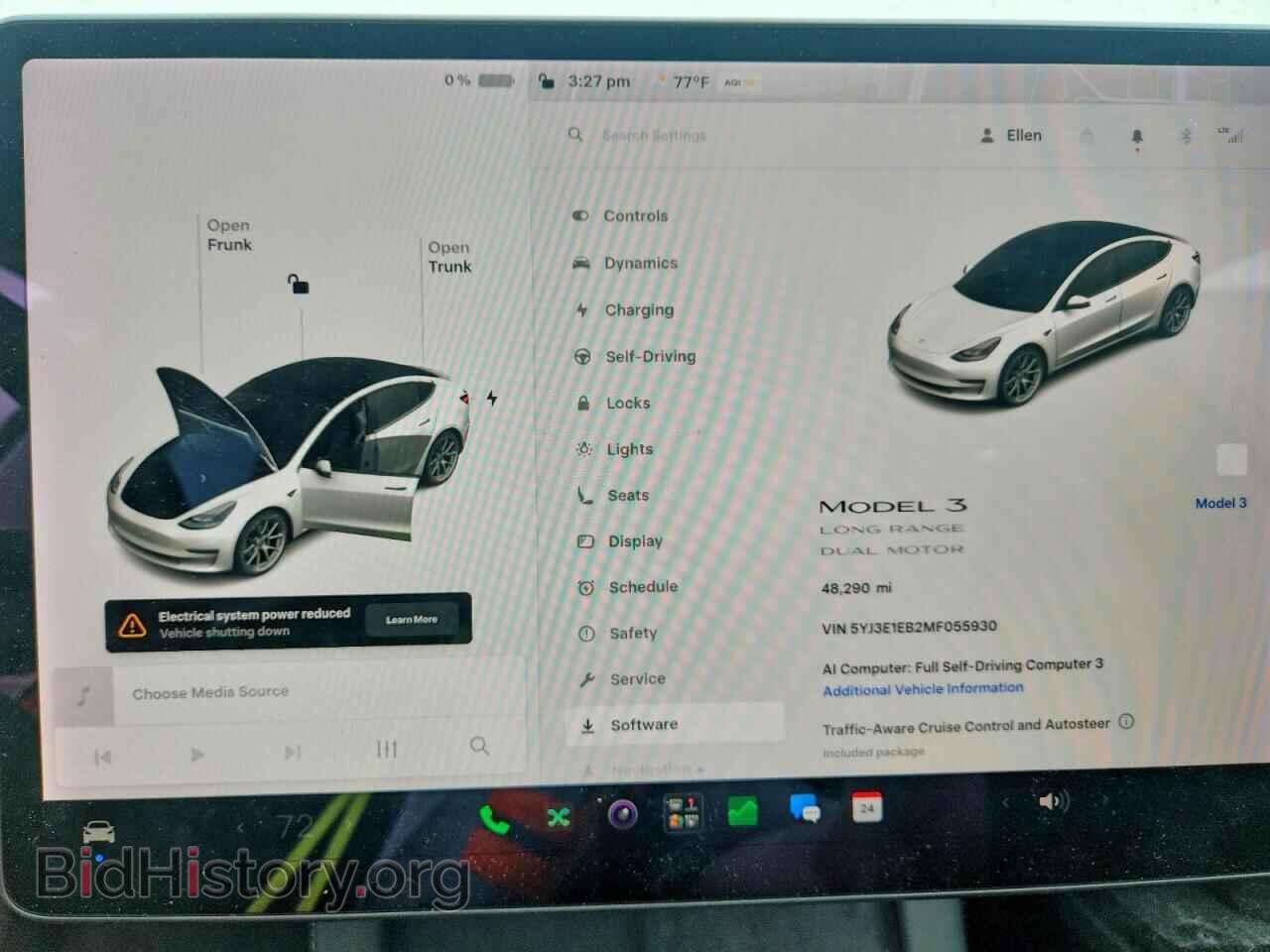 2021 TESLA MODEL 3 - VIN: 5YJ3E1EB2MF055930 - Photo 9