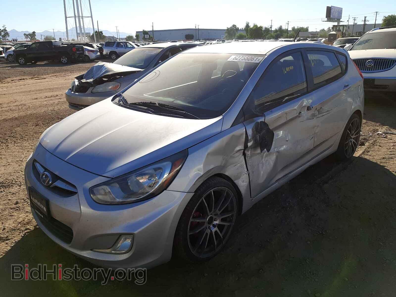 2012 HYUNDAI ACCENT - VIN: KMHCU5AE8CU017176 - Фото 2
