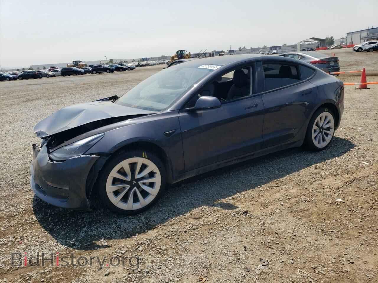 Photo 5YJ3E1EA5NF240269 - TESLA MODEL 3 2022