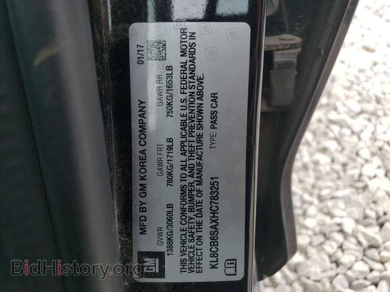 2017 CHEVROLET SPARK - VIN: KL8CB6SAXHC783251 - Фото 12