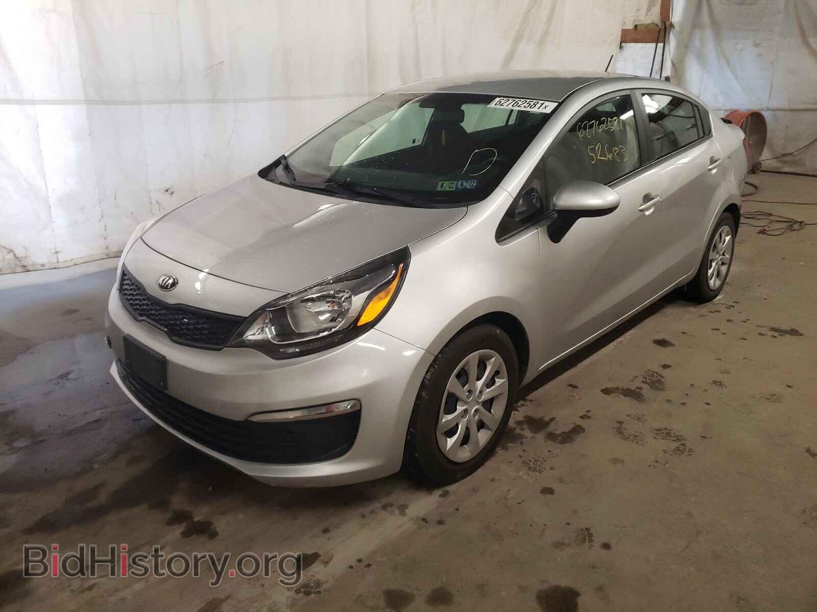 2016 KIA RIO - VIN: KNADM4A30G6541706 - Фото 2