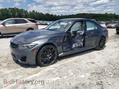 2018 BMW M3, charcoal — VIN WBS8M9C56J5J79631, Copart